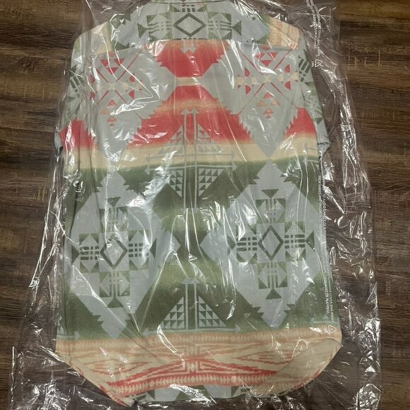Vintage Ralph Lauren Polo Western Aztec Print Shirt - Rare Blue Tag Size Small - Picture 6 of 11